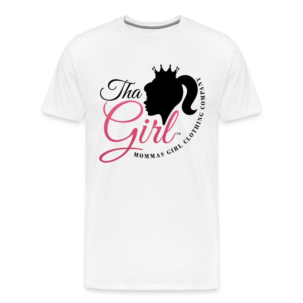 Tha Girl® - Logo # 1 Unisex Premium T-Shirt - white