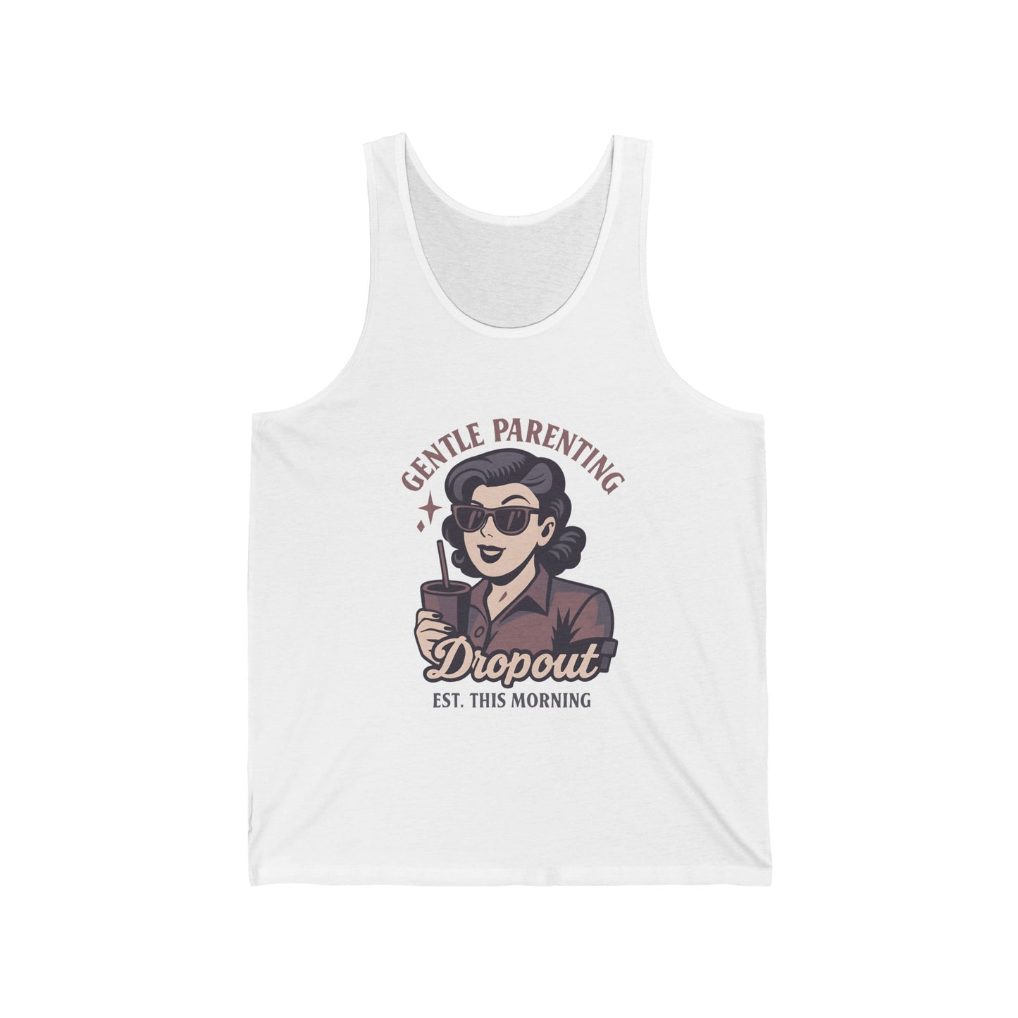 Tank Top - Funny 'Gentle Parenting Dropout' Design