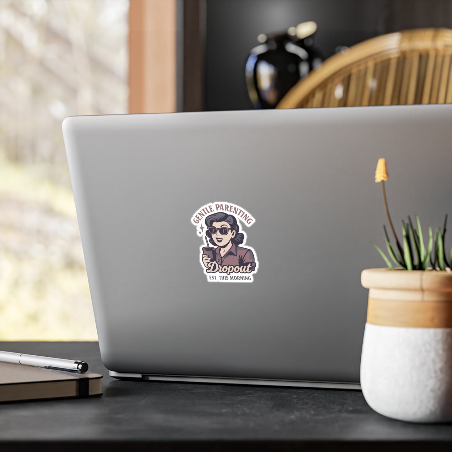 Funny Gentle Parenting Dropouts Kiss-Cut Vinyl Decals