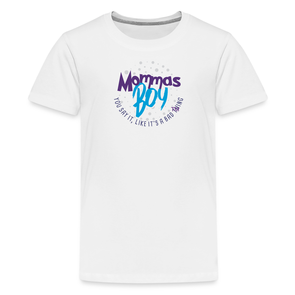 Mommas Boy CCO®- Kids' Premium T-Shirt - white