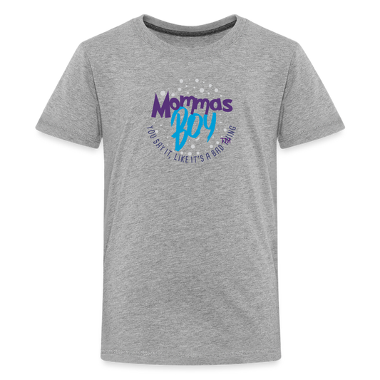 Mommas Boy CCO®- Kids' Premium T-Shirt - heather gray