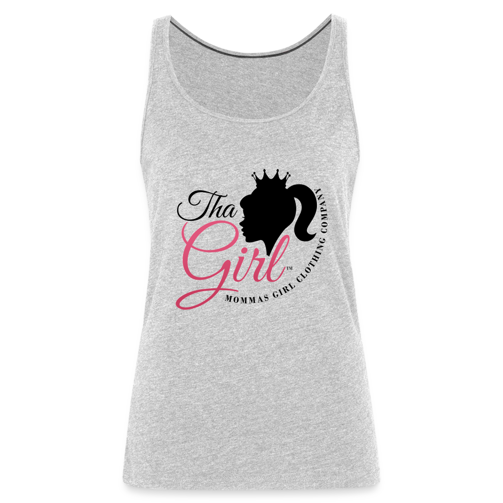 Tha Girl®-  #1 - Womens Premium Tank Top - heather gray