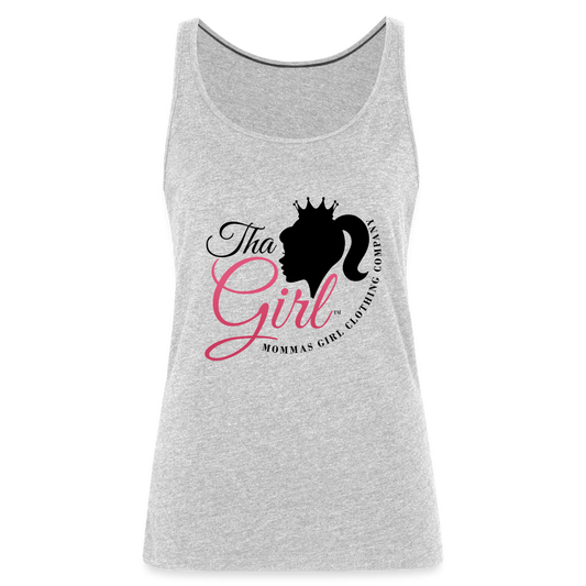 Tha Girl®-  #1 - Womens Premium Tank Top - heather gray