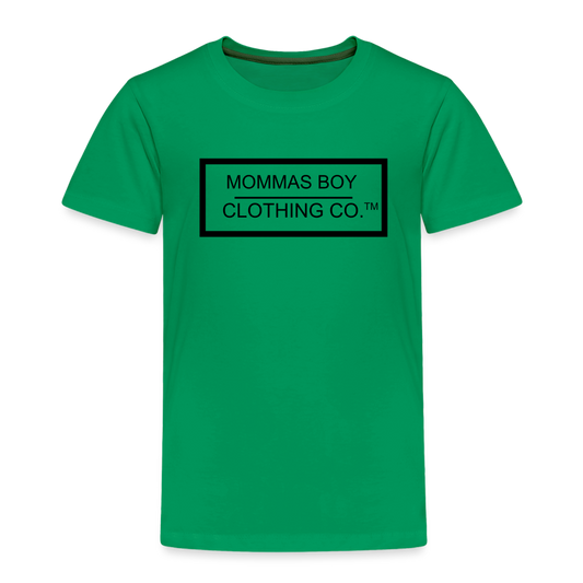 Mommas Boy Logo# 1 - Toddler T-Shirt - kelly green