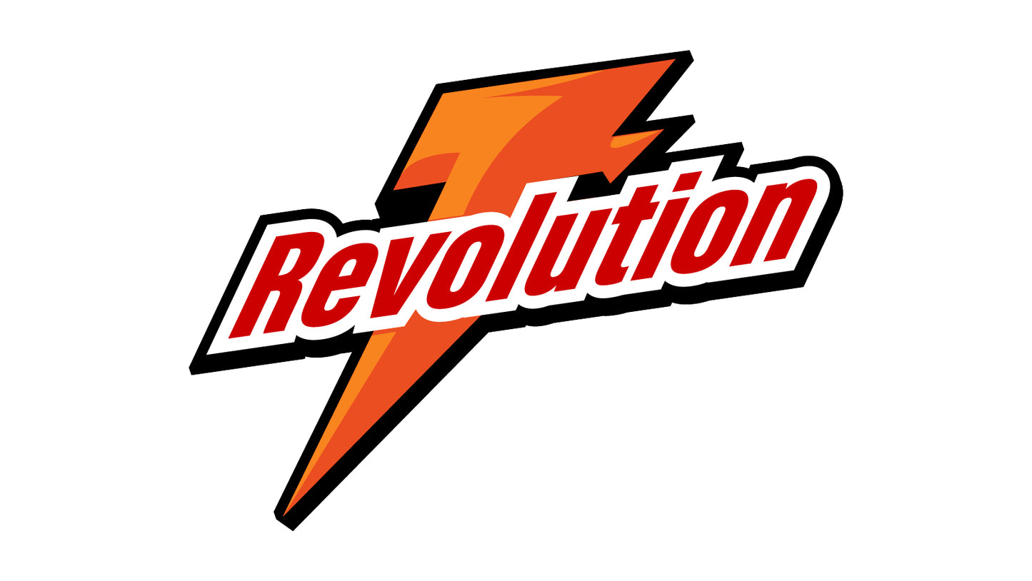 New! Revolution Lightning Bolt Design